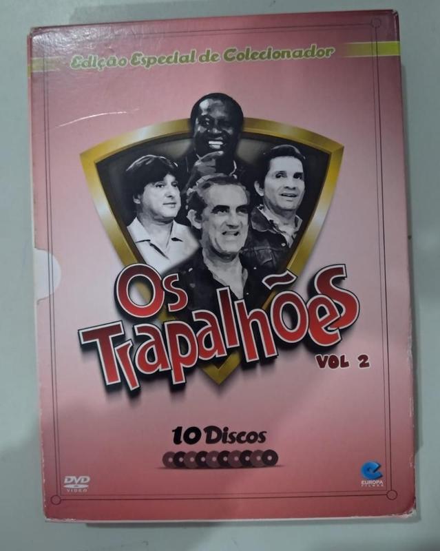 Box DVD Os Trapalhões - Terra dos Monstros + 9 Filmes - Europa